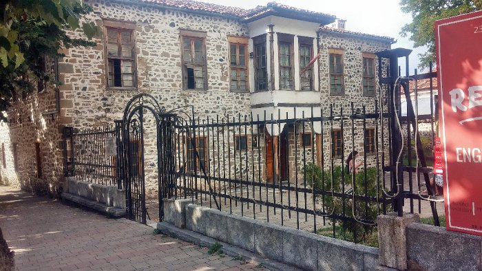 První albánská škola v Korče 